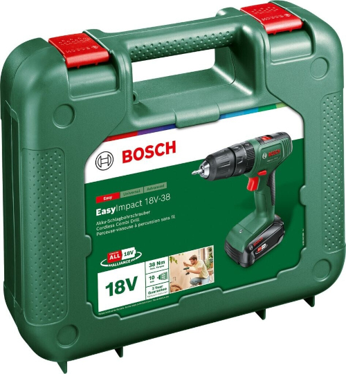 Includes case