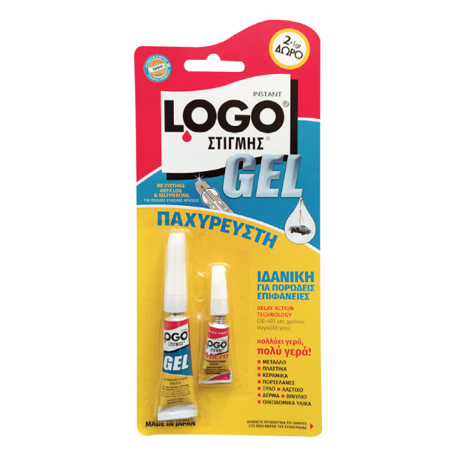 (εικόνα για) Κόλλα στιγμής Gel 2+1gr