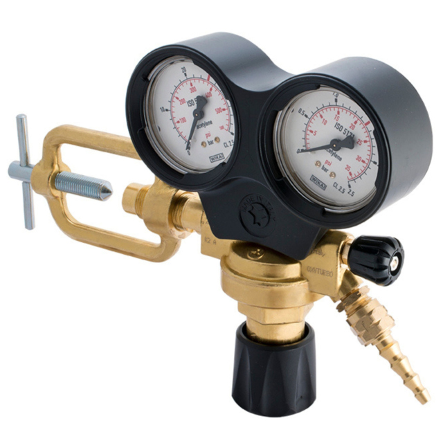 (image for) Acetyline reducer with pressure gauges