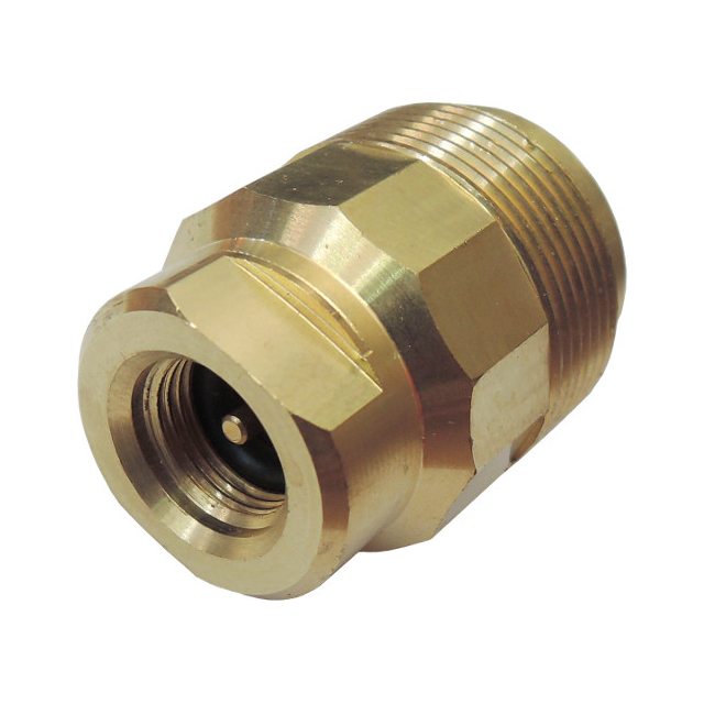 (image for) Adapter from CGA600 to 7/16" thread