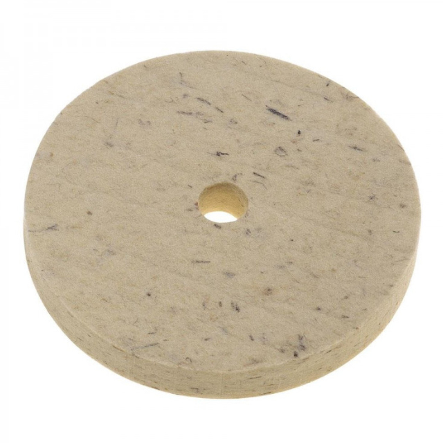(image for) Felt buffing wheel ⌀125x15mm with 13mm hole