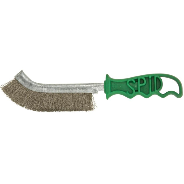 (image for) Hand wire brush for stainless steel with plastic handle