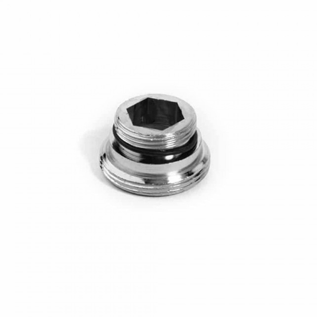 (image for) Faucet aerator reducing nipple, 16x1 male to 22x1 male