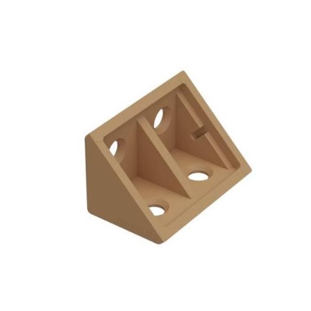 (εικόνα για) Πλαστικές γωνίες 35x20x20mm (100 τεμάχια)