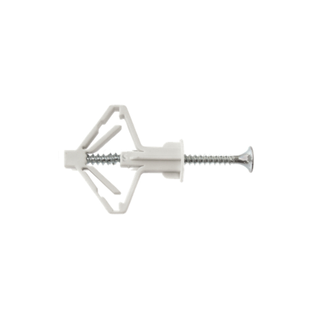 (εικόνα για) Νάιλον βύσματα πεταλούδα ⌀8x40mm με φρεζάτες βίδες (5 τεμάχια)