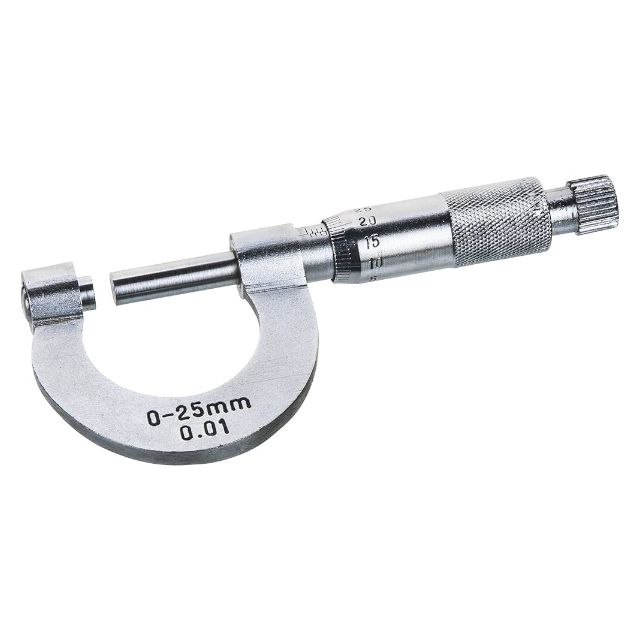 (image for) Stainless steel micrometer 0–25 mm