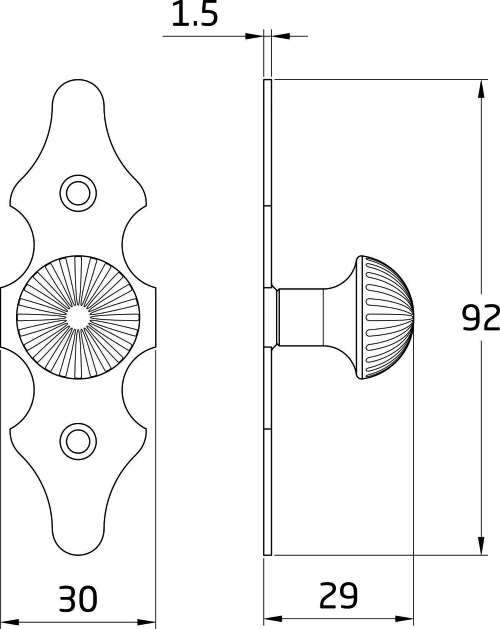 Dimensional drawing