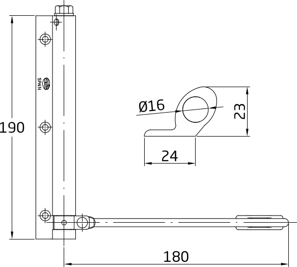 Dimensional drawing