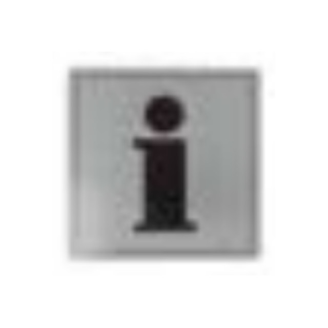 (image for) Adhesive symbol plate info square 140x140mm