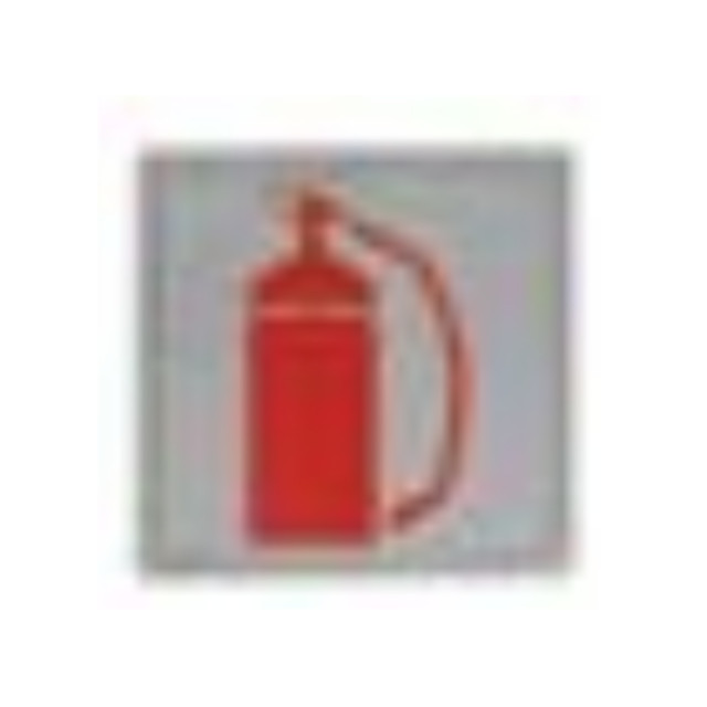 (image for) Adhesive symbol plate fire extinguisher square 140x140mm