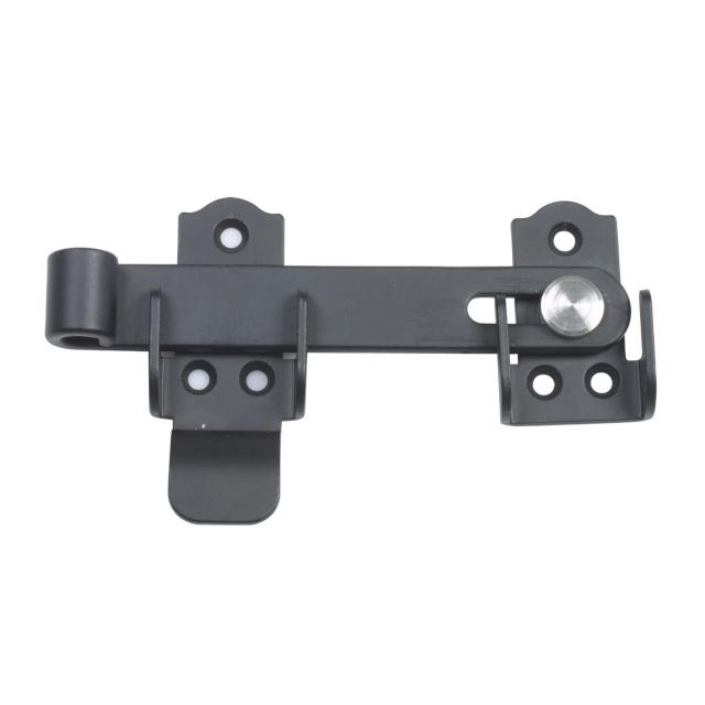 (εικόνα για) Μάνταλο πόρτας μαύρο 130mm