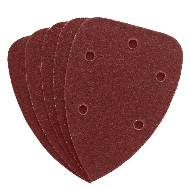 (εικόνα για) Γυαλόχαρτα τρίγωνα 100x140mm σετ 12 τεμαχίων