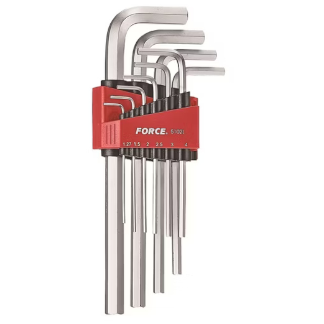 (εικόνα για) Σετ 10 κλειδιά Allen μακριά (1,27-10mm)