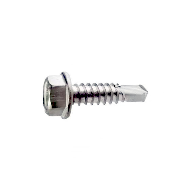 (εικόνα για) Τρυπανόβιδες εξάγωνες 4,2mm (#8) ανοξείδωτες AISI 304 (100 τεμάχια)