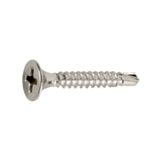 (εικόνα για) Τρυπανόβιδες φρεζάτες 4,2mm (#8) ανοξείδωτες AISI 304 (100 τεμάχια)