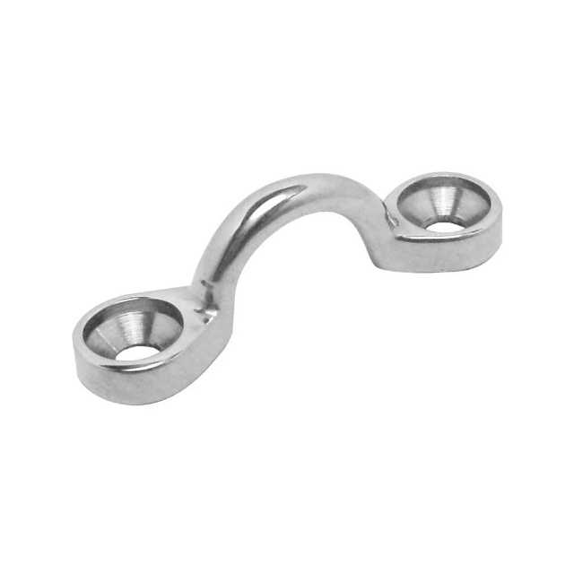 (image for) Eye strap, investment cast, polished stainless steel AISI 316