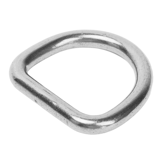 (image for) “D” - ring, welded, polished stainless steel AISI 316