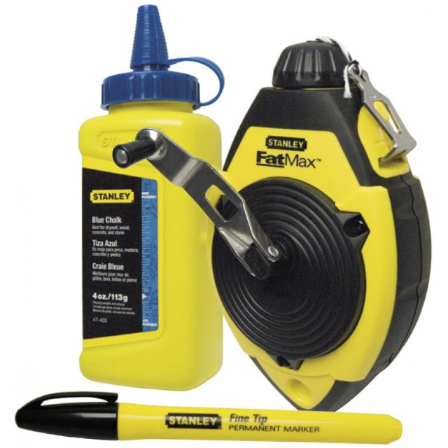 (image for) Marking frame set with powder and marker
