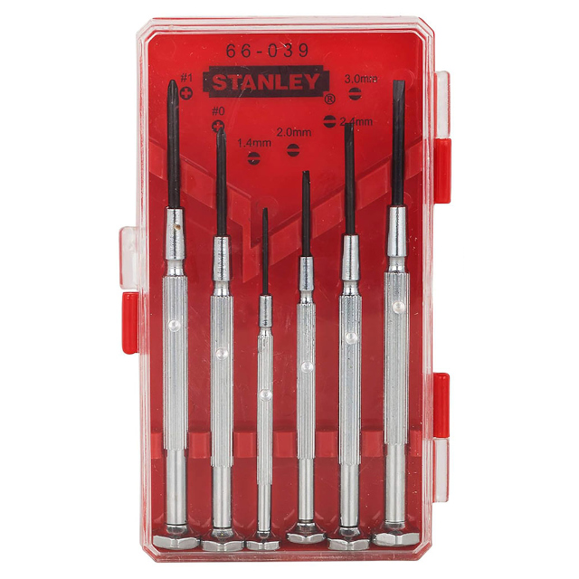 (image for) 6pc precision screwdriver set slot - Phillips