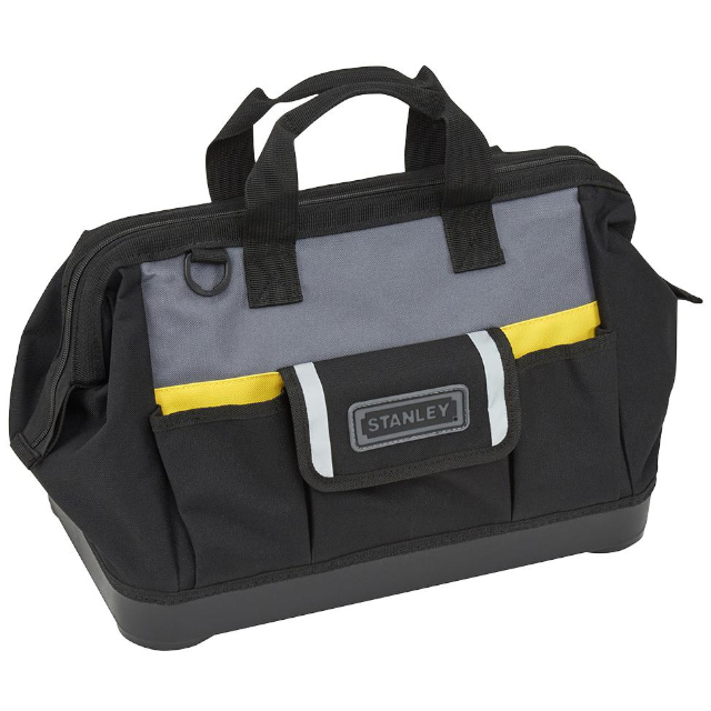 (image for) 16″ polyester tool bag with hard bottom