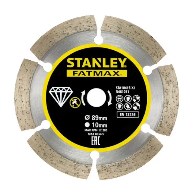 (image for) Diamond disc for cutting ceramics and tiles ⌀89mm (hole ⌀10mm)