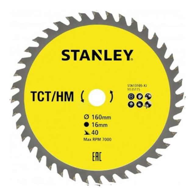 (εικόνα για) Δίσκος κοπής ξύλου ⌀160mm (οπή ⌀16mm)