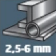 μέταλλα 2,5~6mm